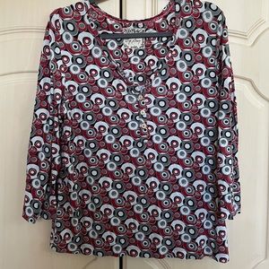 Vintage boutique pattered blouse